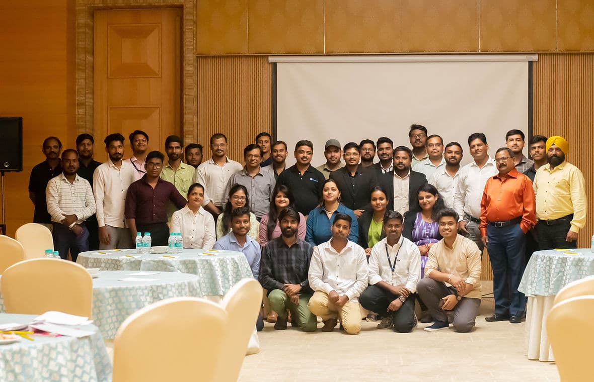 Asiczen team during a company gathering